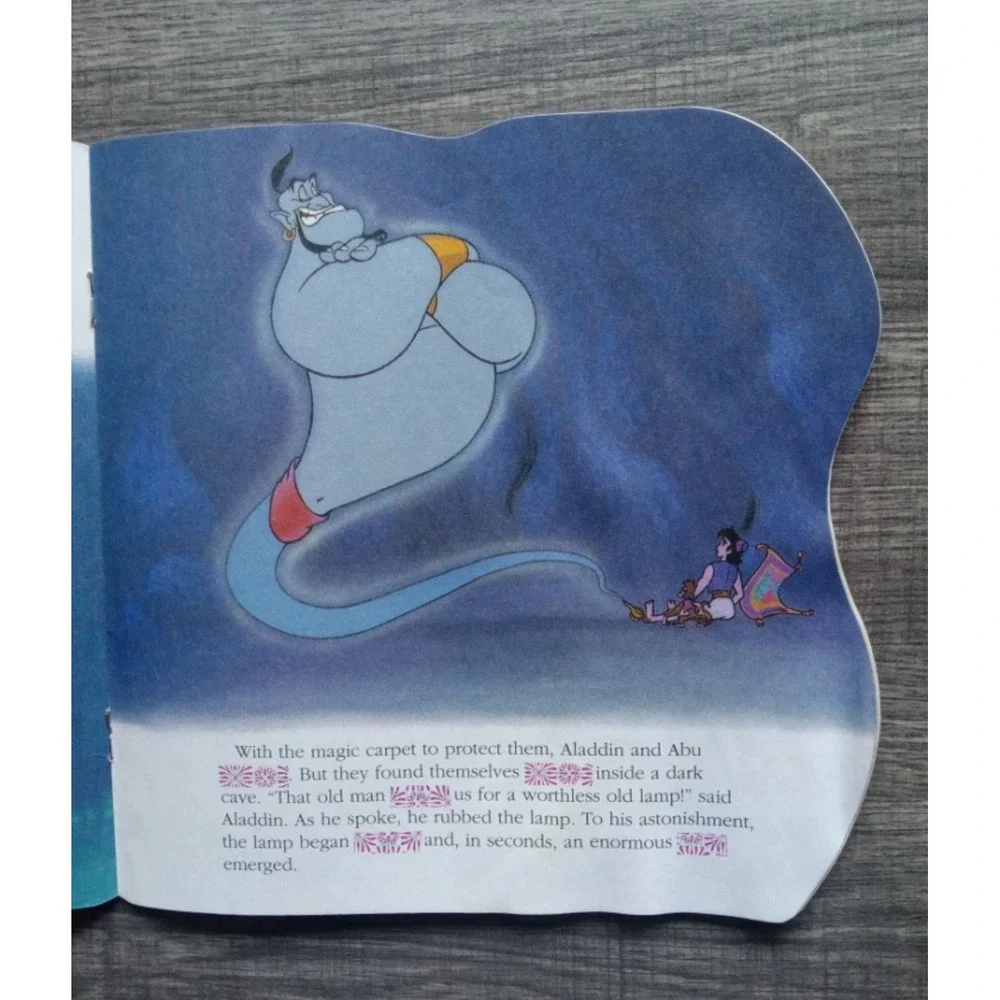 Vintage Disney‎ Aladdin (Pizza Hut for Kids Book) Golden Paperback